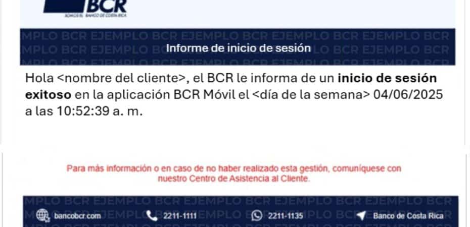 BCR notificará a los clientes si sus cuentas tienen ingresos

 – Noticias cr
