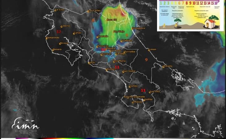 Costa Rica tendrá menos lluvia este miércoles, pero la humedad será por la tarde en

 – Noticias cr