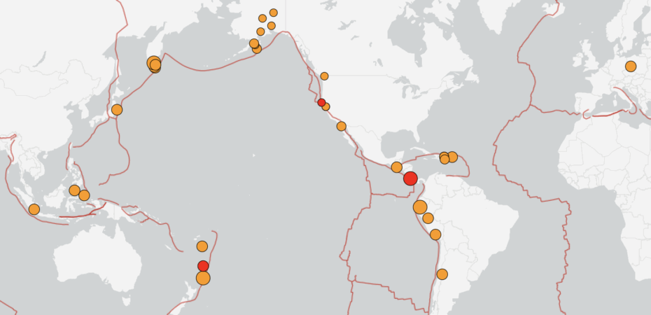 Temblor Quepos récord USGS Estados Unidos – 

 – Noticias cr