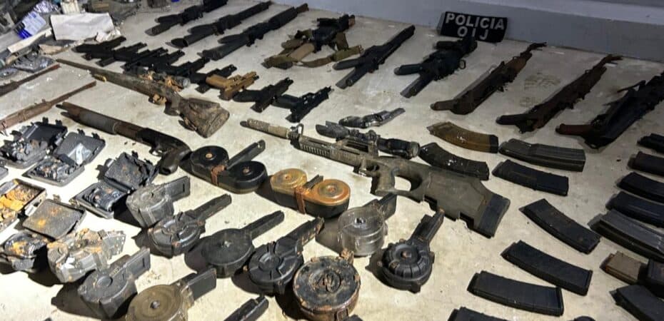 OIJ encuentra nuevo “arsenal” de armas del Cártel del Caribe Sur

 – Noticias cr