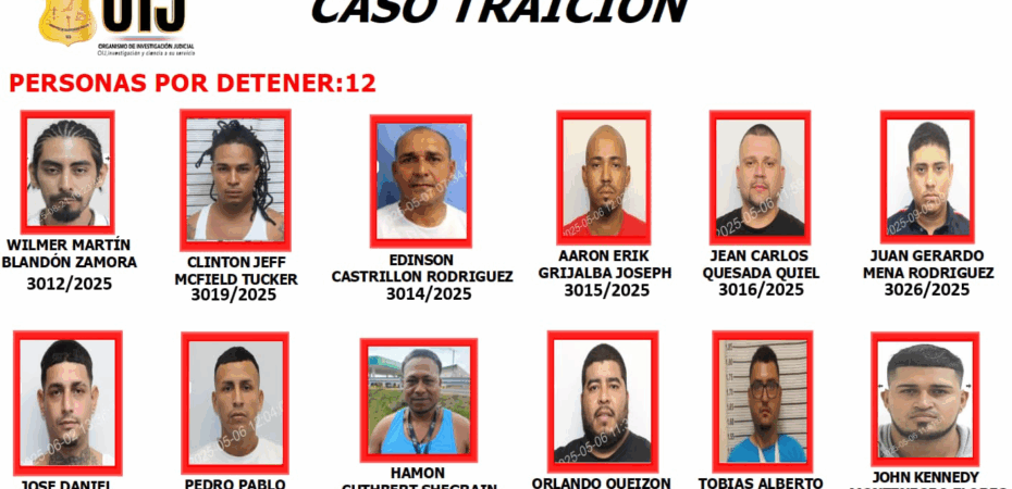 Caso de traición a sospechosos prófugos – 

 – Noticias cr