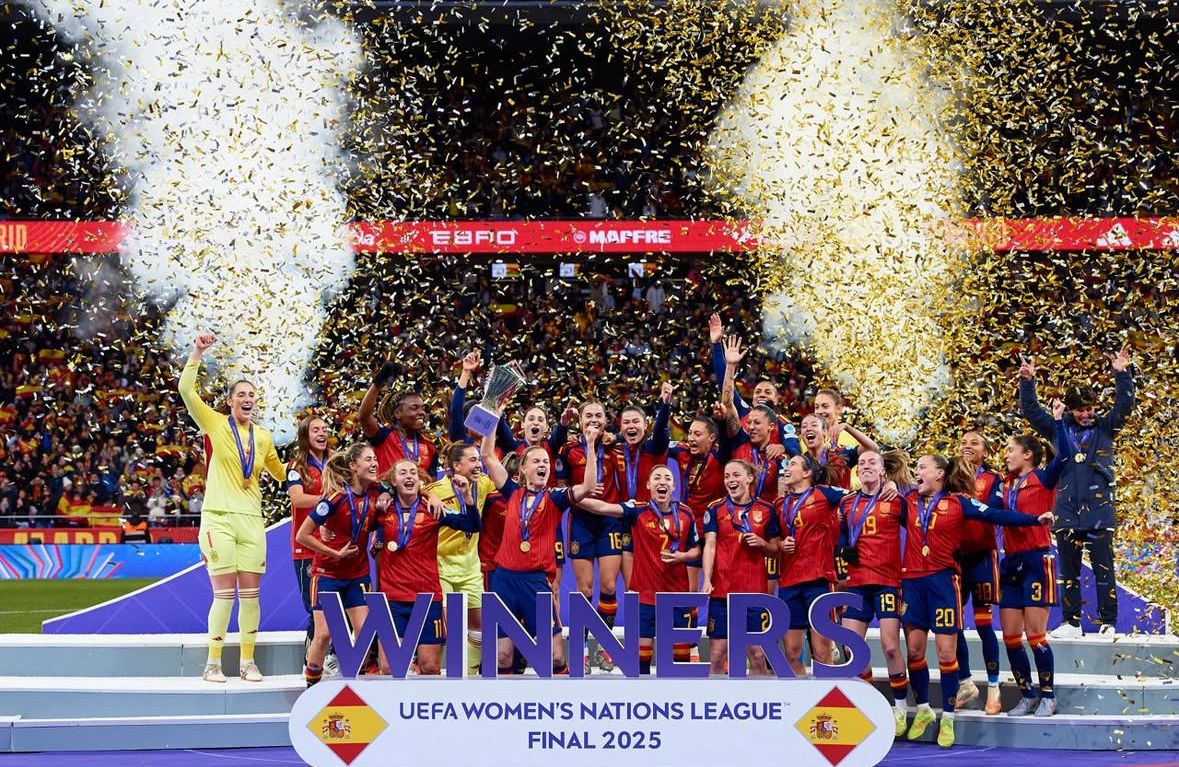 España volvió a ganar la Liga de Naciones Femenina

 – Noticias cr